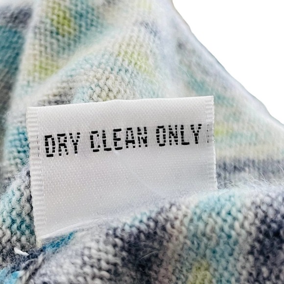 🍀TALBOTS Women's Multicolor Cashmere Paisley Floral Pullover Sweater Size M - Picture 9 of 10